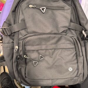 lululemon athletica Black and Purple Backpack